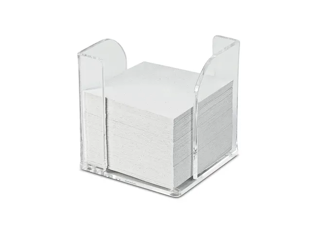 Acryl Memobox 9x9cm zonder memo's