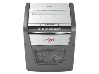 Papiervernietiger Rexel Optimum Auto+ 45X snippers 4x28mm - 1