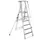 Platformladder Aluminium Bordes H X B X D 1320X 400X 400Mm 5Treden
