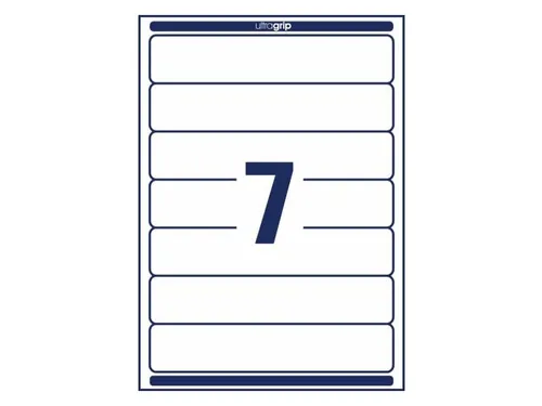 Rugetiket Avery Zweckform smal 38x192mm zelfklevend Wit L4760-100