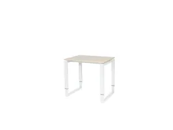 Domino Plus Bureau Hoogte Verstelbaar 800x600mm Robson Eiken Wit