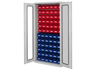 Bakkenkast Staalplaat 1950x1000x410mm Vensterdeuren Maat5 +6 - 1