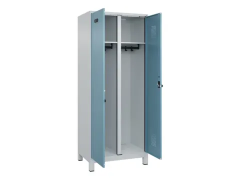 locker voor scheiding van kleding,HxBxD 1950x800x500mm,2vak