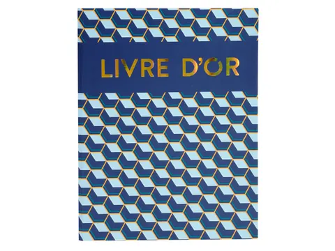 Gastenboek 100p 27x22cm COPPER TIME