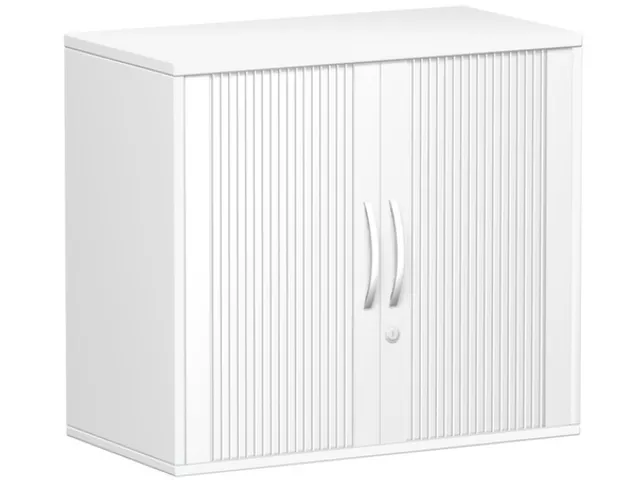 jaloeziedeurkast,HxBxD 720x800x425mm,1xhouten vloer,2 OH,romp wit