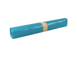 Afvalzak LDPE gerecycled 120x90cm T100 blauw 185 Liter 100 Stuks