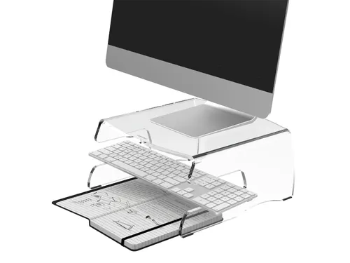 Monitorstandaard Acryl Dataflex 44100 transparant