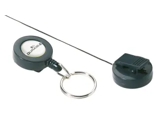 Afrolmechanisme Durable 8222 met sleutelring 80cm antraciet - 2