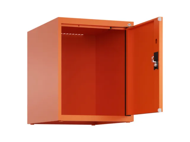 opzetkast,v. locker,1vak.,vak B 400mm,HxBxD 500x400x500mm,cilinderslot