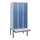 locker met bank,HxBxD 1950x900x815mm,3vak,vak B 300mm,cil.-slot