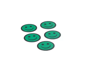 Impressiemagneetfolie Face Groen Ø50mm x 0,85mm - 1