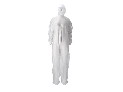 pp non woven coverall met pe coating XXL wit 50 Stuks
