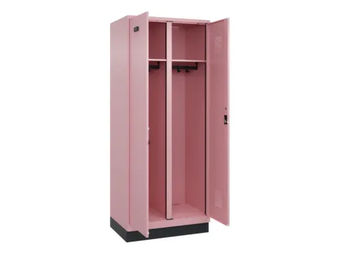 locker voor scheiding van kleding,HxBxD 1950x800x500mm,2vak