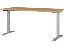 Elektrisch ihv bureau,HxBxD 720-1200x1600x800mm,blad Grandson-eiken
