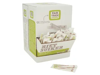 Rietsuikersticks Fairtrade Original 600 stuks - 5