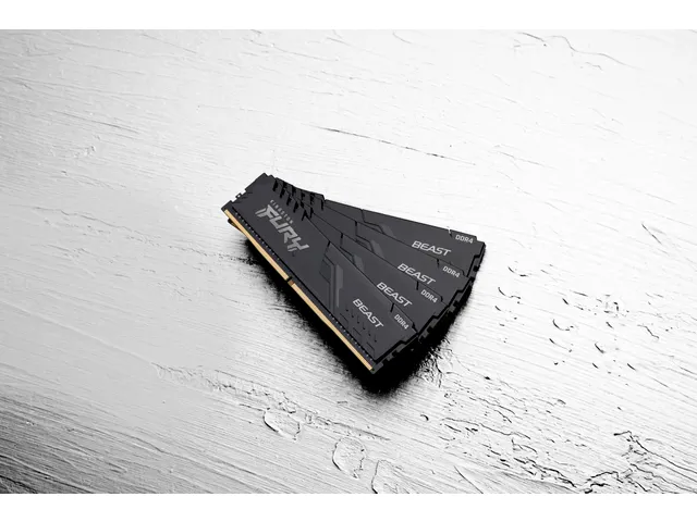 32GB 3200MT/s DDR4 CL16 DIMM (Kit van 2) 1Gx8 FURY Beast Black