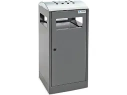 combi-asbak HxBxD 1050x450x450mm afvalbak inhoud 90 liter Antraciet