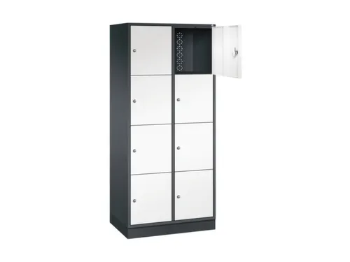 grootvolume-lockersysteem,HxBxD 1950x820x500mm,2x4vakken,cil.-slot