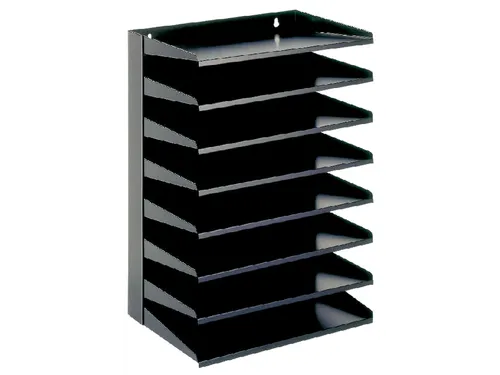 Sorteerrek Vepa Bins 8 delig zwart