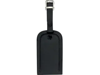 Juscha Kofferlabel Zwart Leder - 1