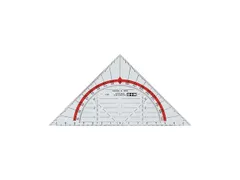 Geodriehoek M+R 14cm met greep