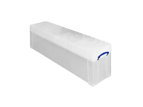 Opbergbox Really Useful 77 liter 1201x270x355mm transparant wit
