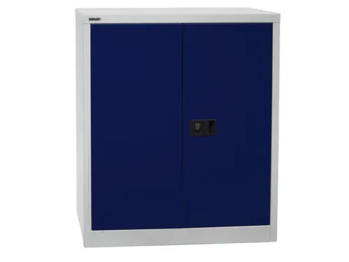 kantoorkast openslaande deuren 1000x914x400mm Stalen lichtgrijs blauw