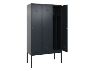 locker voor scheiding van kleding,HxBxD 2120x1200x500mm,3vak - 2