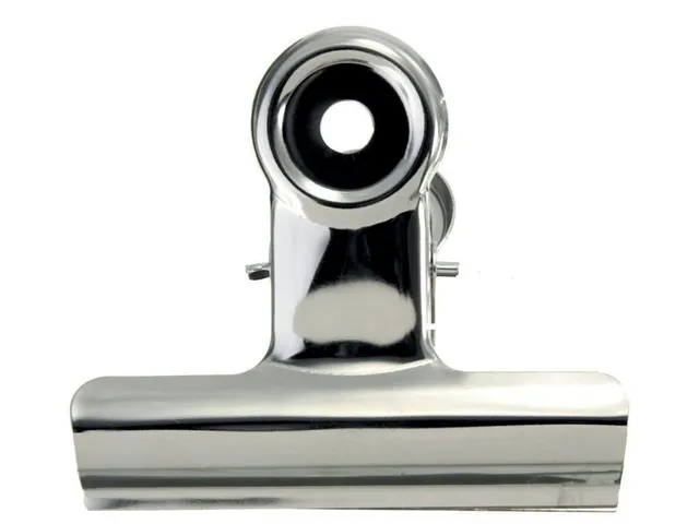 Bulldogclip 38 Mm, Zilver, Doosje Van 10 Stuks