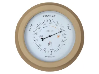 Buiten Barometer - Ø22CM - Metaal - Bruin "Orchid" - 1