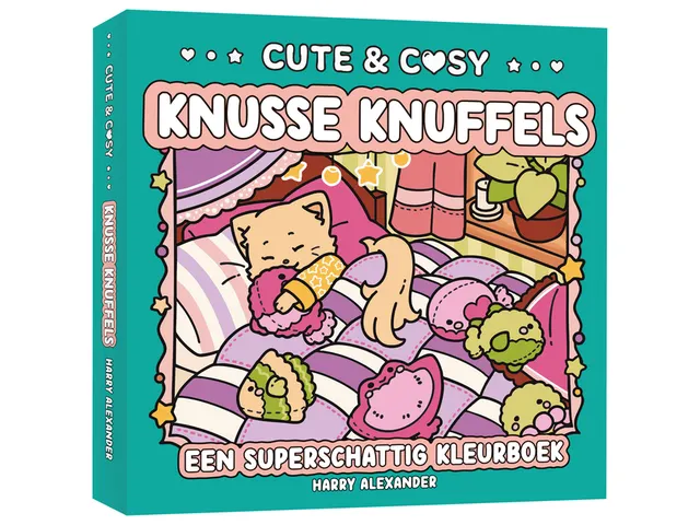 Kleurboek MUS Kjoet & Koozie Knusse knuffels