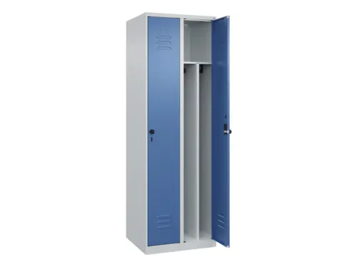 locker voor scheiding van kleding,HxBxD 1850x600x500mm,2vak