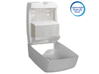 Handdoek Scott i-vouw 1-laags 21x20cm wit 15x304stuks 6689 - 6