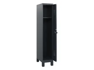 schoollocker,HxBxD 1630x300x500mm,1vak,vak B 300mm,draaigrendel,voeten - 1