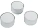Theelichtjes 8H Wit Zak 50 Stuks
