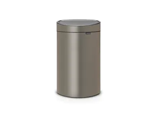 Brabantia Afvalbak Touch Bin New 40 Liter Platina - 1