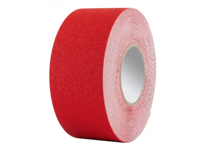 tape,vinyl,rood,band LxB 25mx75mm,met antislip-eigenschappen