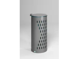 Afvalverzamelaar Zilver 120 Liter 850x380x440mm Met Deur