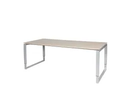 Domino Plus Bureau Hoogte Verstelbaar 2000x900mm Robson Eiken Alu