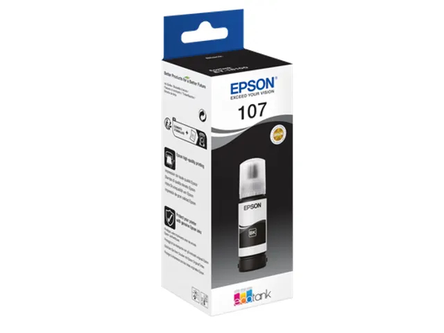 Epson 107, Origineel, Zwart, Epson, EcoTank ET-18100, 70 ml, 1 stuk(s)