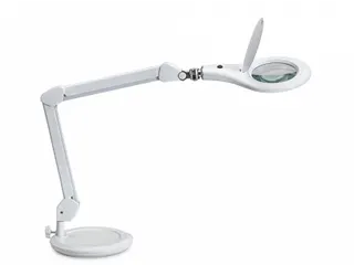 Loeplamp LED MAULmakro Wit met voet - 2