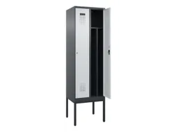 locker voor scheiding van kleding,HxBxD 2120x600x500mm,2vak