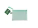 Pochette à fermeture éclair Foldersys EVA A6 sans PVC vert pastel