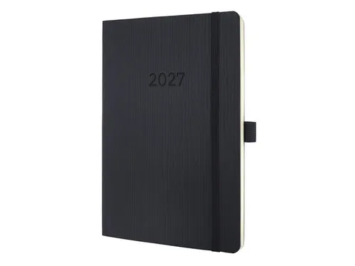 Weekagenda Conceptum A5 2027 (NL/FR/EN/DU) zwart Softcover
