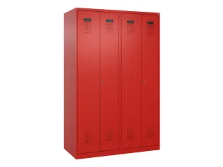 PBM-locker,HxBxD 1850x1200x500mm,4vak,vak B 300mm,cil.-slot - 2