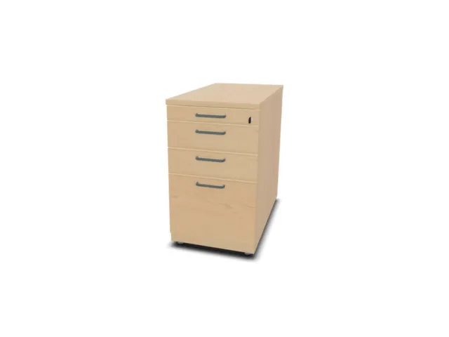 caisson de bureau,HxlxP 740x430x800mm,2tiroir(s),NE-érable