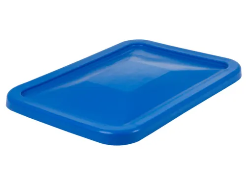 Deksel Voor Verrijdbare Rechthoekige Bak 227 Liter Blauw