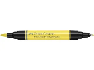 Tekenstift Faber-Castell Pitt Artist Pen duo marker 104 licht geel gla - 4