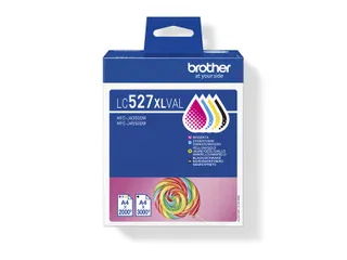 Brother LC-527XL Inktcartridges Zwart + 3 Kleuren XL - 5