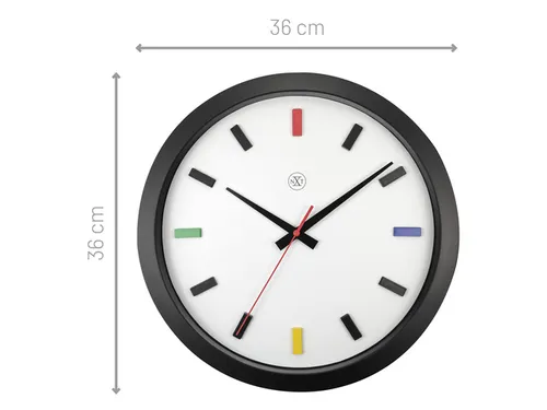 Kleurrijke wandklok - 36cm - Stille klok - Multicolor - nXt by NeXtime